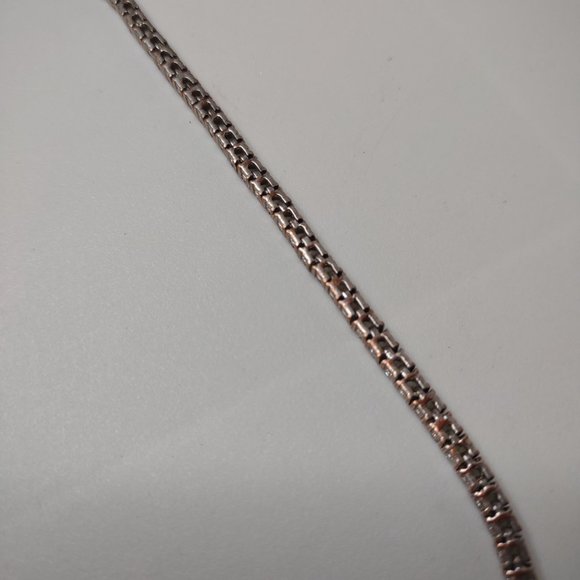 Silver Tone And Clear Rhinestone Bracelet - Picture 14 of 15